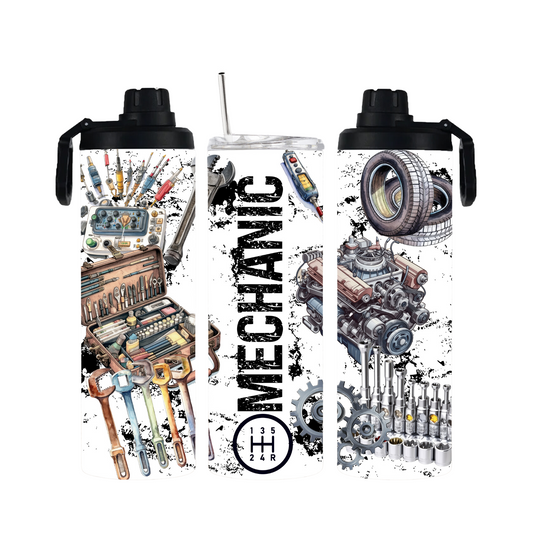 Tumbler mit Schraubverschluss "Mechanic" - Emmilous