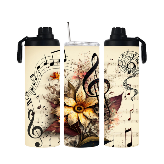 Tumbler mit Schraubverschluss "Musik" - Emmilous