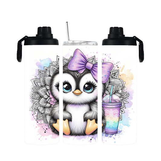 Tumbler mit Schraubverschluss "Pinguin" - Emmilous
