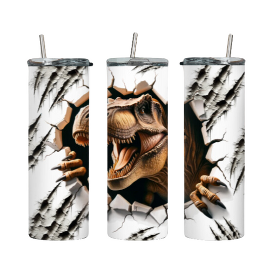 Tumbler mit Steckdeckel "T-REX" - Emmilous