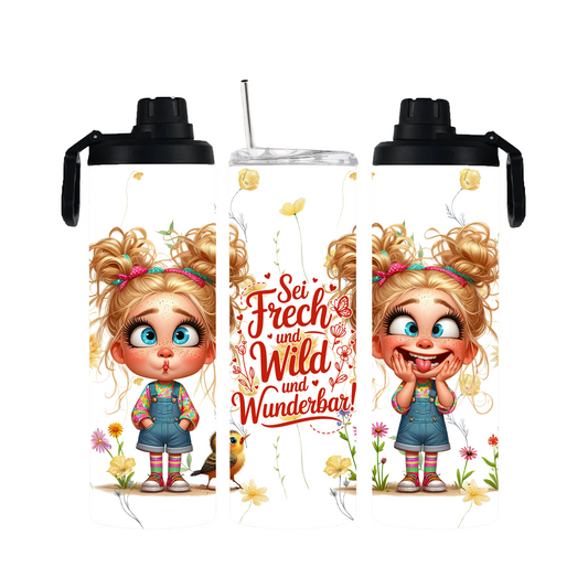 Tumbler mit Schraubverschluss "Sei frech" - Emmilous