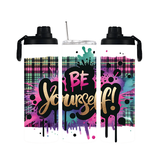 Tumbler mit Schraubverschluss "Be Yourself Street-Style"