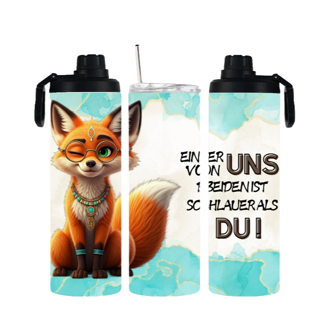 Tumbler mit Schraubverschluss "Fuchs" - Emmilous