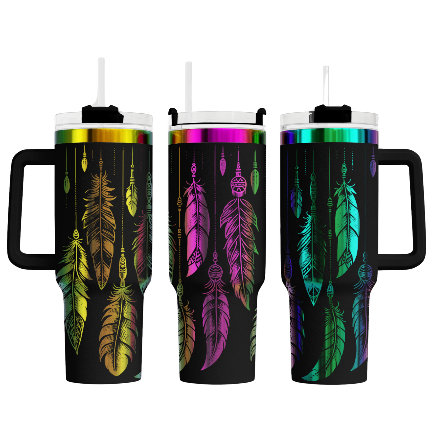 MAX-Tumbler mit Gravur "Feder" - Emmilous