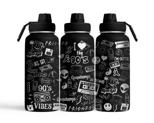 Tumbler mit Schraubverschluss (950ml) "90er"