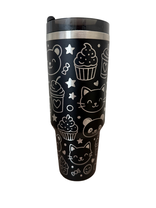Tumbler mit Gravur (1.2l) "Cartoon"