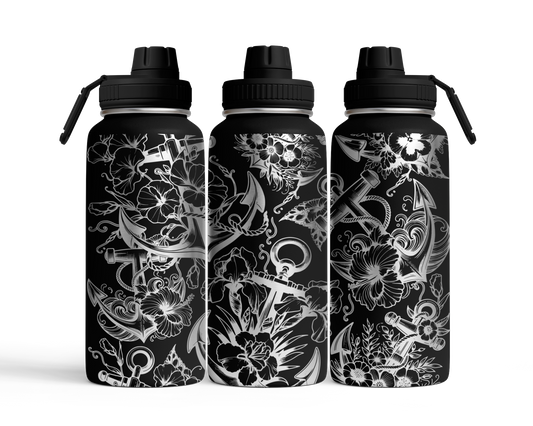 Tumbler mit Schraubverschluss (950ml) "Anker"