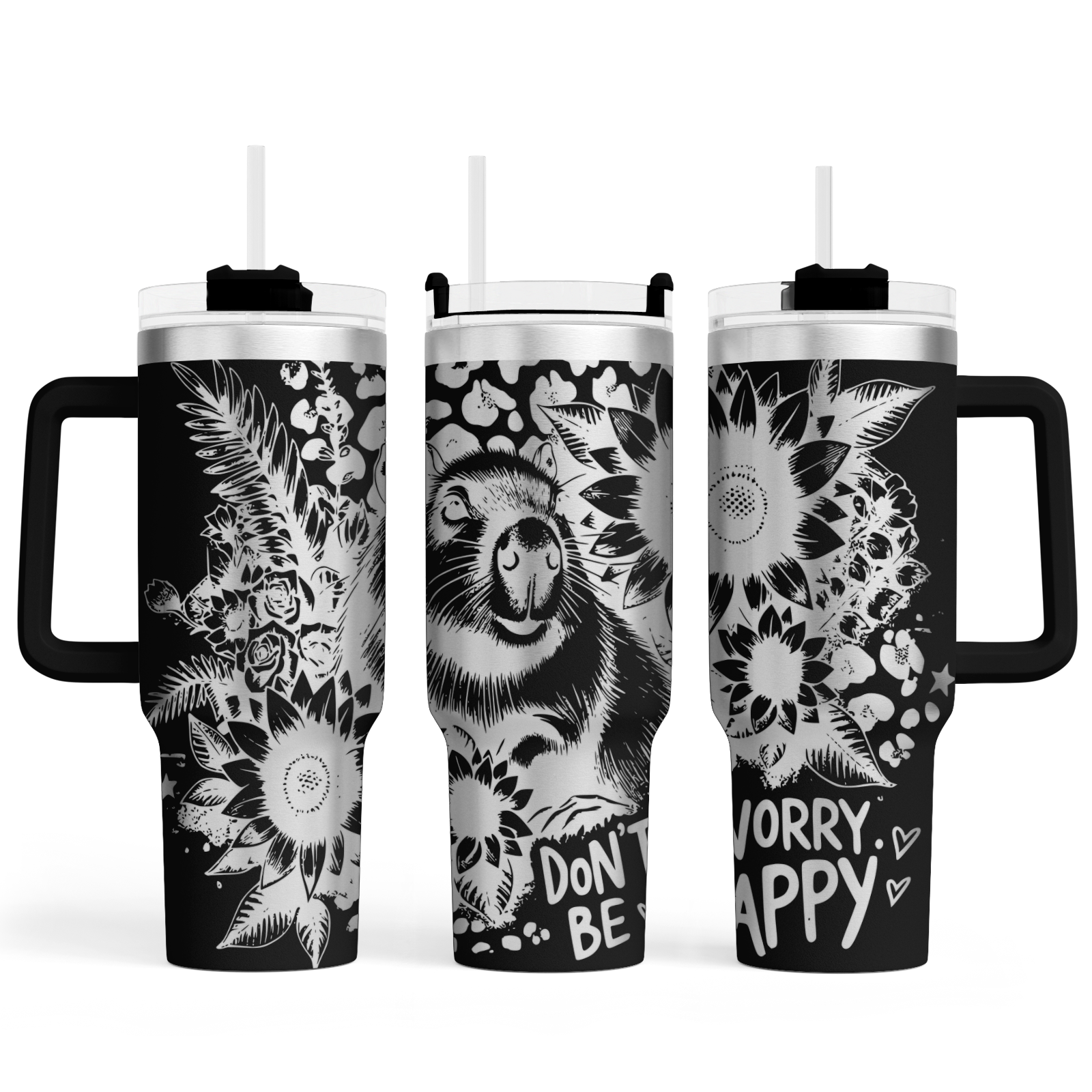 MAX-Tumbler mit Gravur "Don´t worry be Cappy" - Emmilous