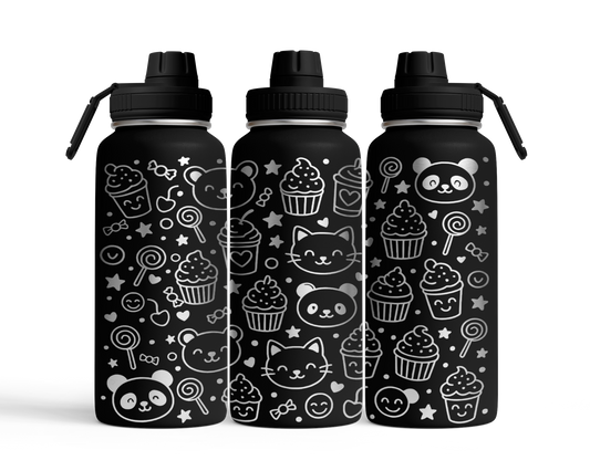 Tumbler mit Schraubverschluss (950ml) "Cartoon"