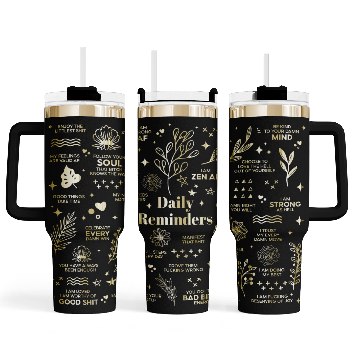 MAX-Tumbler mit Gravur "Daily Reminders"