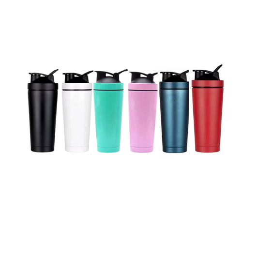 Fitness Shaker mit Gravur "Pfoten"