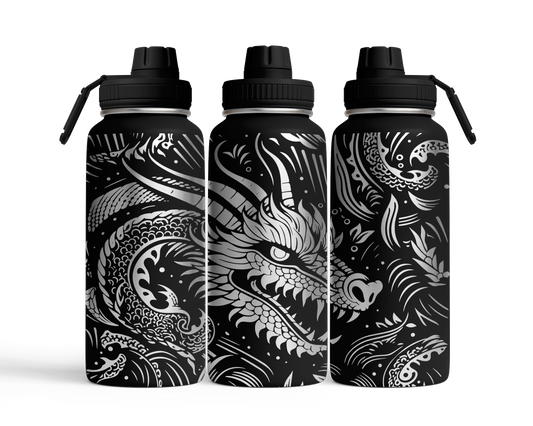 Tumbler mit Schraubverschluss (950ml) "Drache"