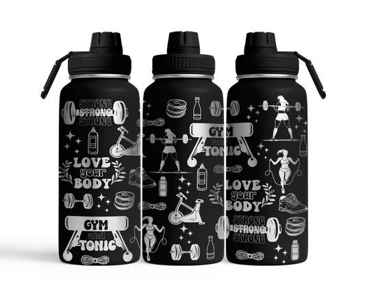 Tumbler mit Schraubverschluss (950ml) "Gym"