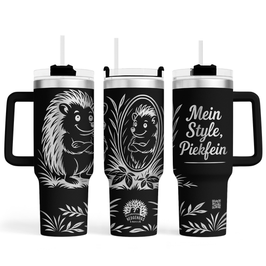 MAX-Tumbler mit Gravur (1.2l)"Igel für Rheinhessen Hedgehogs"