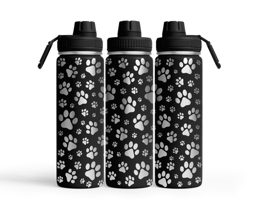 Tumbler mit Schraubverschluss (710 ml)  "Pfoten"