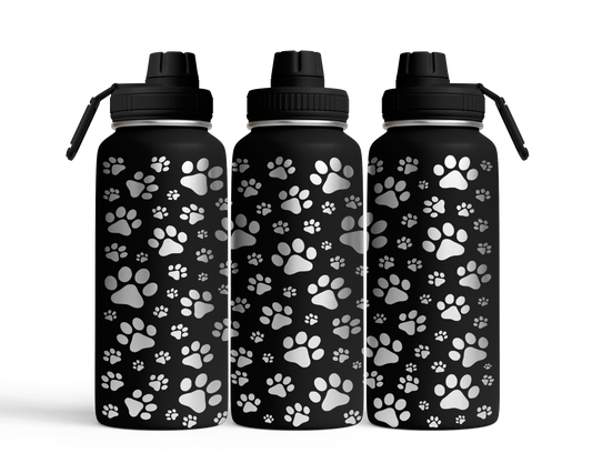 Tumbler mit Schraubverschluss (950ml) "Pfoten"