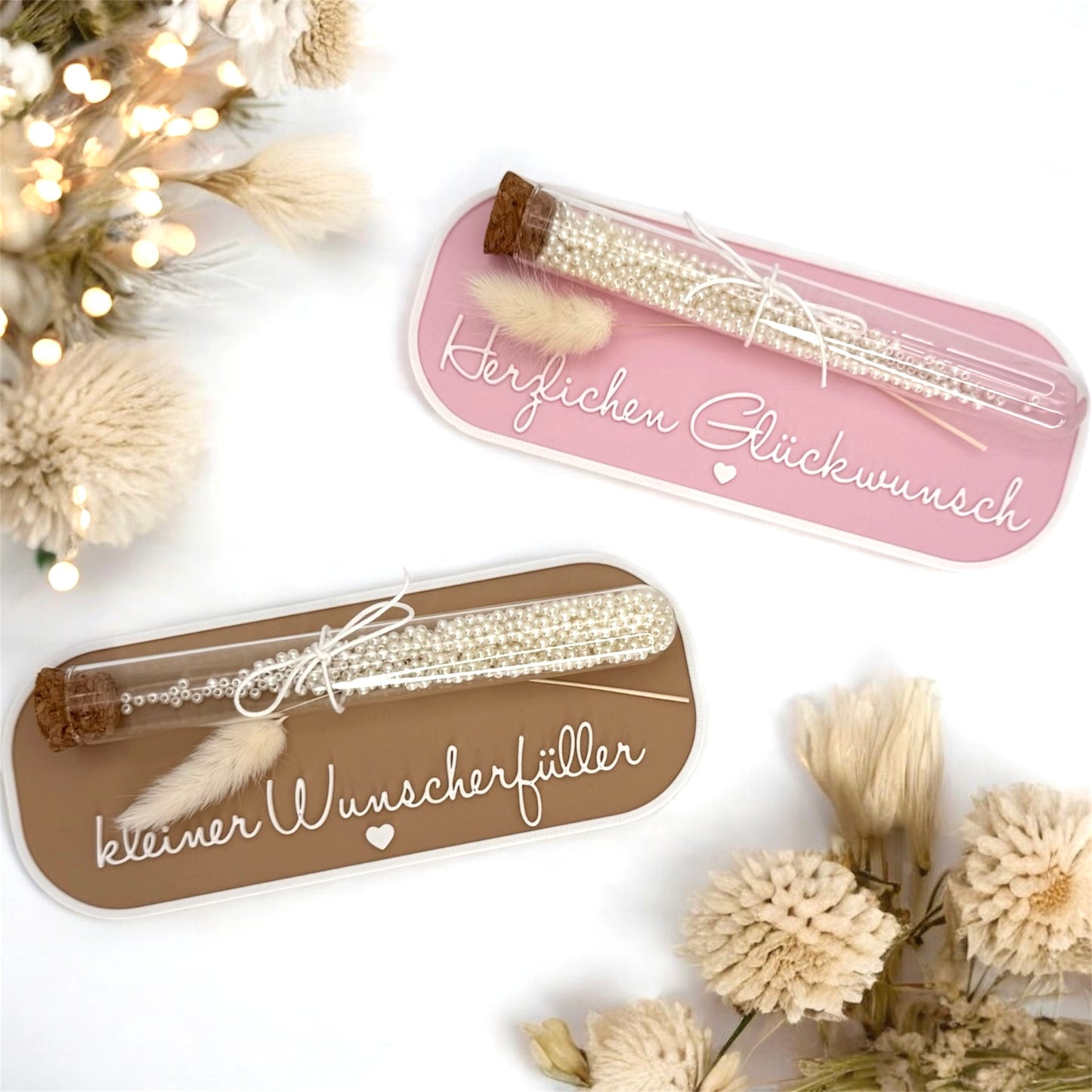 Wunschfüller mit Reagenzglas – liebevolle Geschenkidee für besondere Anlässe