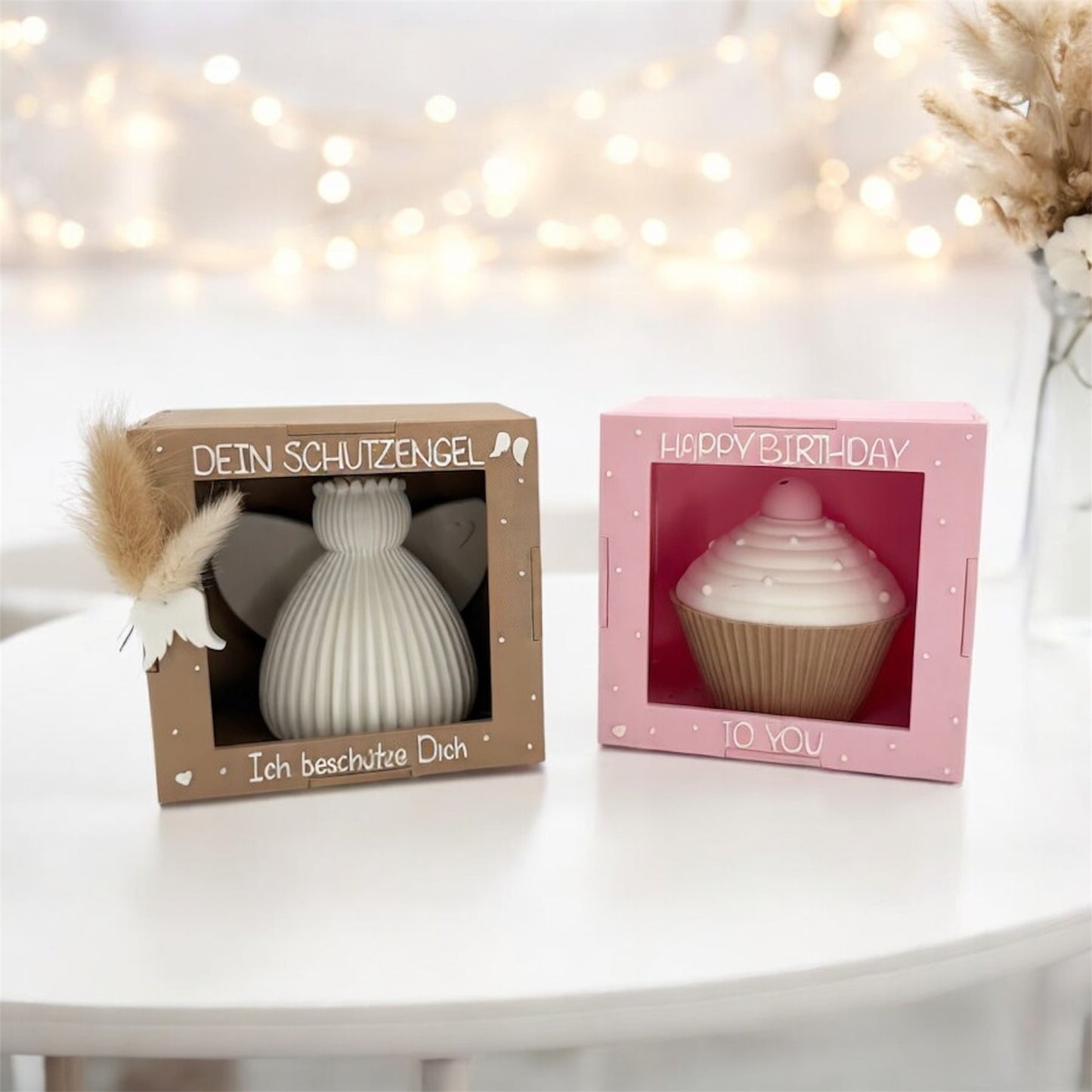 Geschenkbox mit Muffin oder Schutzengel – besondere Geschenkidee mit Überraschung