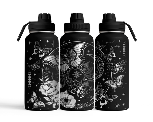 Tumbler mit Schraubverschluss (950ml) "Boho Schmetterling"