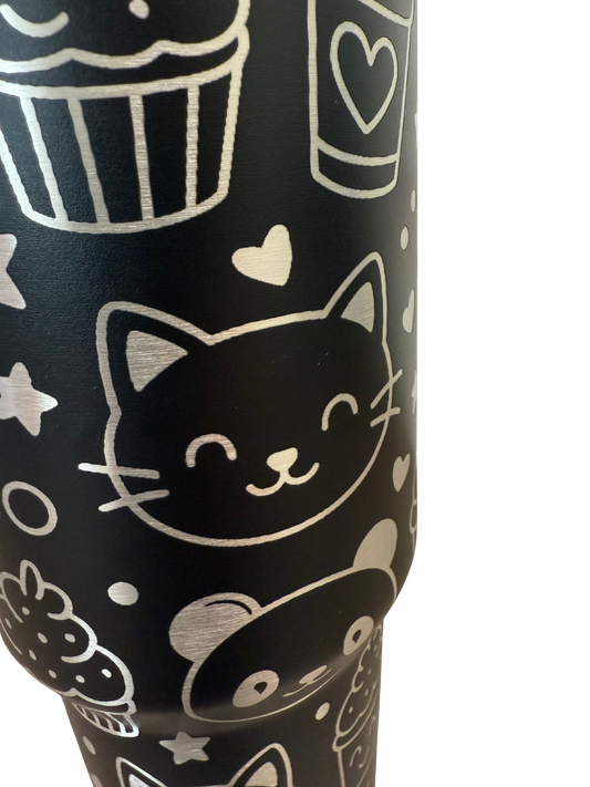 Tumbler mit Gravur (1.2l) "Cartoon"