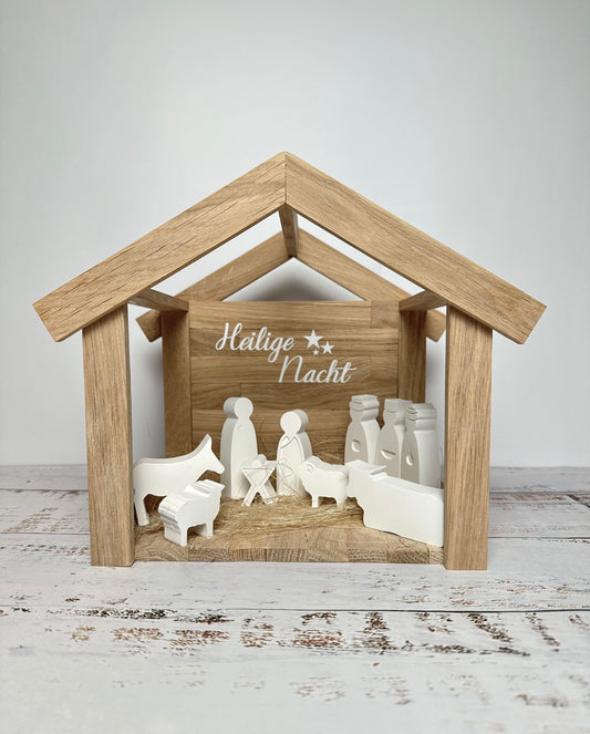 Krippe Haus zu Weihnachten Weihnachtskrippe - Emmilous